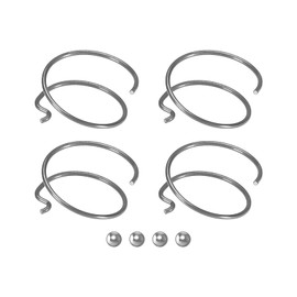 eMagTech 4pcs Power Tool Impact Drill Replacement Spring Compatible With Dewalt 20V DCF885 DCF840 DCF850 Spring And Steel Ball Replacement Kit N078434 N089668