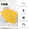 5 Stück Luftpolsterumschläge A5, Gepolsterte Briefumschläge, Selbstversiegelnde, 150 x 210
