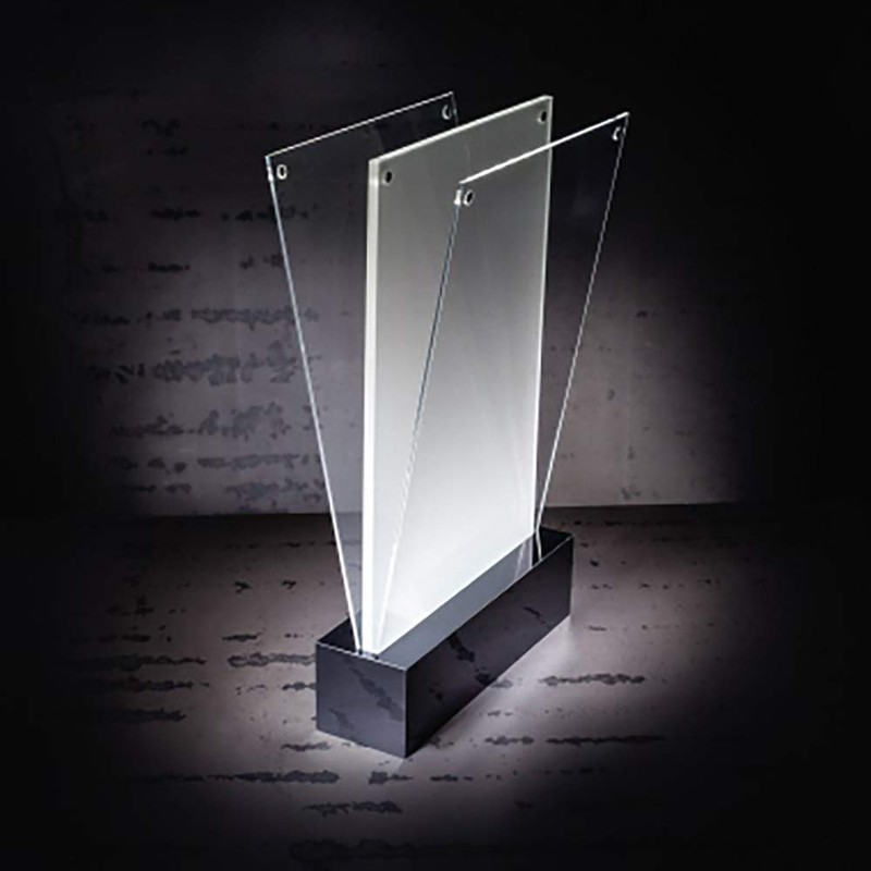 Sigel TA422 LED Sign Holder, Upright, for A5, illuminated double-sided