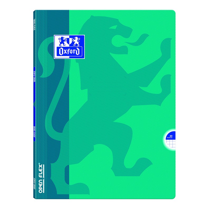 Oxford OPENFLEX Exercise Book A5 Notebook, 60 Squared Sheets with