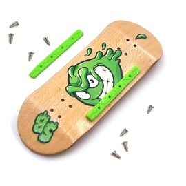 SPITBOARDS Fingerboard Board Rails Board Rails Set of 2 with Screws - Red