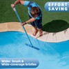 WXFANA 20" Wide Pool Brush Head, Heavy Duty Pool Cleaning