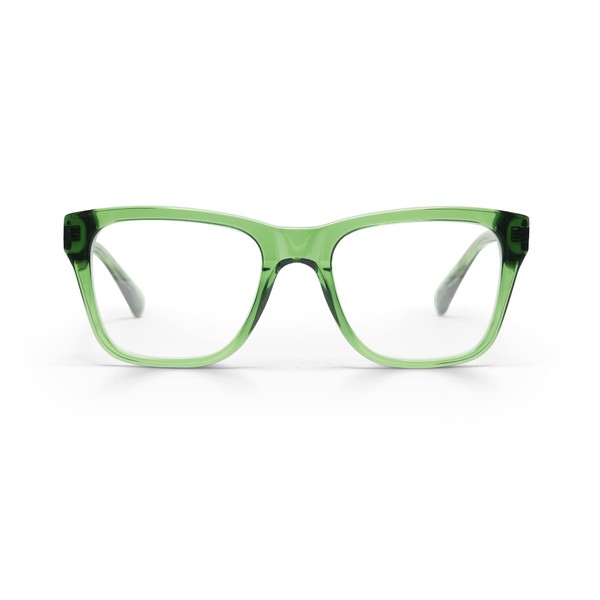 eyebobs Kvetcher Unisex Premium Readers, Green Crystal, 0.00 Magnification