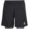 Odlo Men's Run Easy 5 Inch 2-in-1 Shorts, Black -