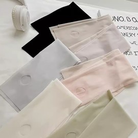 Xiaoi Women's Summer Smooth Ice Silk Leg Cooling Sleeves with UV Protection One Size / White 15ea