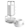 Sweese Porcelain Espresso Cups Set, 4 oz Stackable Cups with