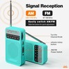 Small Radio, Portable Radio FM/AM Transistor Radio with Excellent Receiving