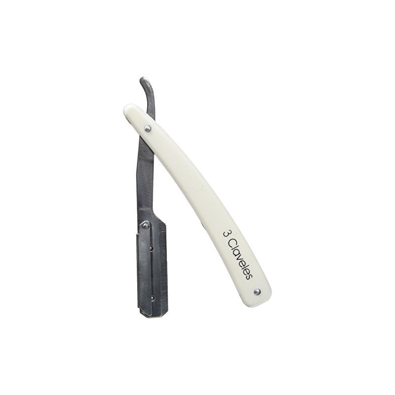 3 Claveles 12663 - Rasiermesser mit austauschbaren Klingen und Sicherheitsverschluss,