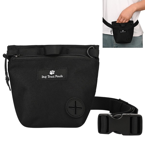 Fjquamitix Dog Treating Pouch Hands Free with Magnetic Closure Adjustable