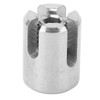 10Pcs Cross Cable Clamp Stainless Steel Wire Railing Clamp Fastener