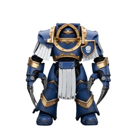 JOYTOY Warhammer 40k Ultramarines, Uitramarines Cataphractii Terminator Squad Terminator with Reaper Autocannon 1/18 Action Figure Collect Models, Dedicated To You Who Love Collecting