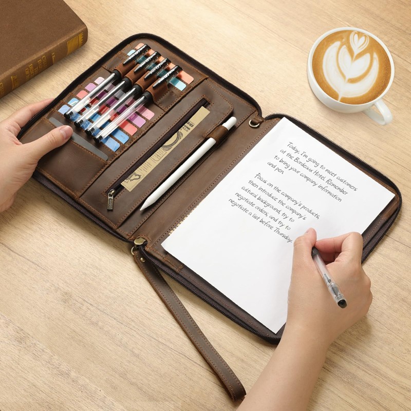 Ringsun A5 Leather Journal Notebook Cover 5 x 8 inch