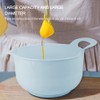 BoxedHome Mixing Bowl Set, Blue Plastic Bowl, Salad Bowl Set,