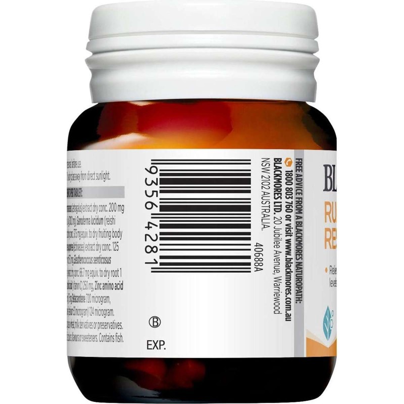 Blackmores Run Down Rescue 30 Tablets