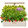SUNCOZE Hydroponics Growing System Kit 12 Pods, 24W LED Grow