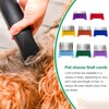 GRABOTE New Upgraded 8 Pcs Professional Colorful Hair Clipper Combs