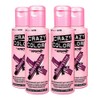 Semi-Permanent Hair Colour Cream Dye Crazy Colour Renbow 4 x