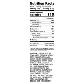 Sonoma Gourmet Spinach Alfredo Pasta Sauce | Gluten-Free and No Sugar Added | Made With Real Cream | 15.5 Ounce Jars (Pack of 4)