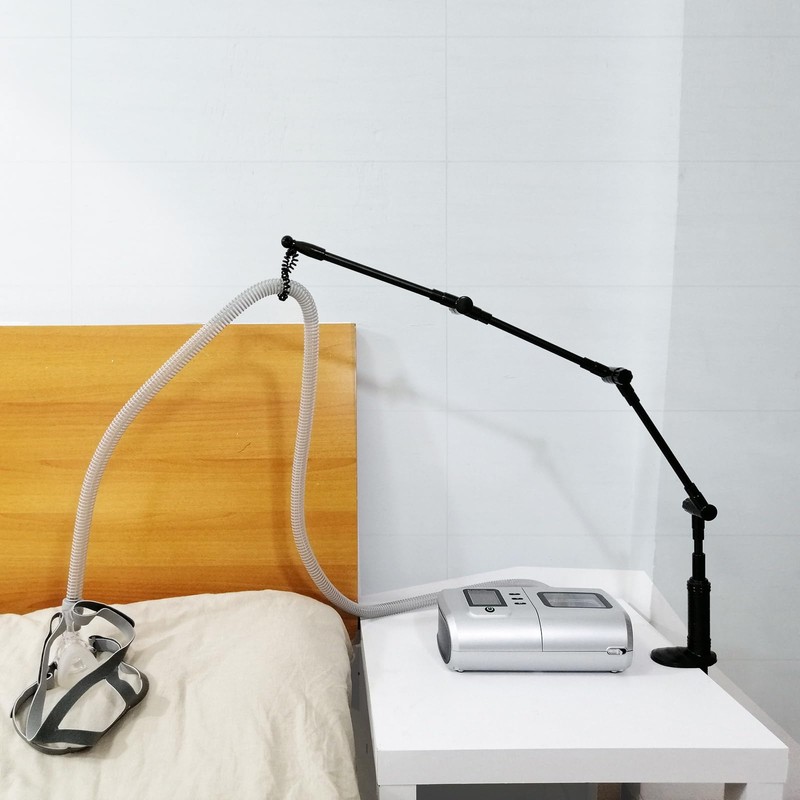 WAHAH Foldable Aluminum CPAP Hose Holder & Accessories - Versatile,