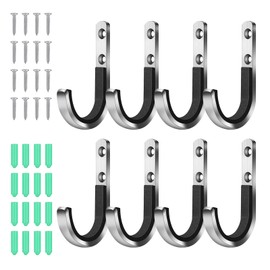 8Pcs Gun Wall Mount, Gun Rack for Wall, Shotgun Wall Mount, Guns Mounts for Wall, Indoor Guns Racks, Firearm Accessories for Men (Sliver)