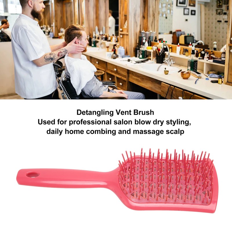 4pcs Detangling Vent Brush Faster Blow Drying Professional Wet Dry