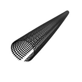 EraGreen Leaf Guard 2 m Length for Gutters 125 mm - 150 mm - Gutter Protection UV-Stable - Leaf Catcher in Black - Plastic Gutter Grid - Leaf Stop
