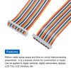 MECCANIXITY IDC Rainbow Wire Flat Ribbon Cable 2.54mm Pitch 34