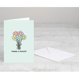 BYANIKA A6 Thank You Cards Gratitude Thanks Appreciation Card For Him Her Best Friend Colleague For Helping Me Your Help Support Cute Pun