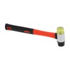 40mm Dual-Sided Rubber Mallet with Fiberglass Handle for Floor Installation