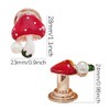 Sutfmwe Mushroom Knobs, Funky Cabinet Drawer Knobs, Unique Mushroom Shaped