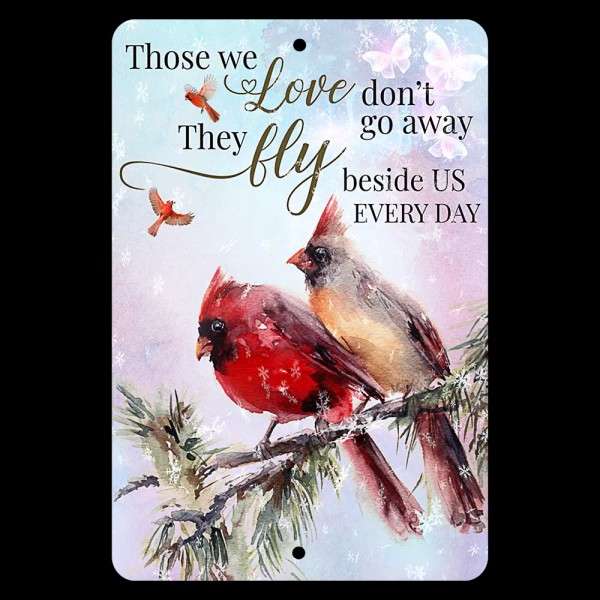 4yougifts Love Takes Flight: Cardinals on a Pastel Canvas