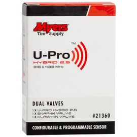 Myers Tire Supply U-Pro Hybrid 2.5 TPMS, Programmable Dual Valve, Single Solution 315/433 MHz