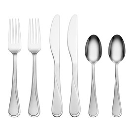 Cambridge 4216V2HCCB89 Gravity Sandblasted 6-Piece Flatware Set