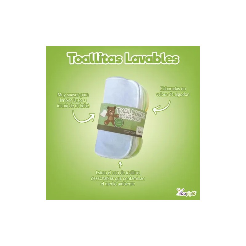 Toallitas Lavables Ecopipo