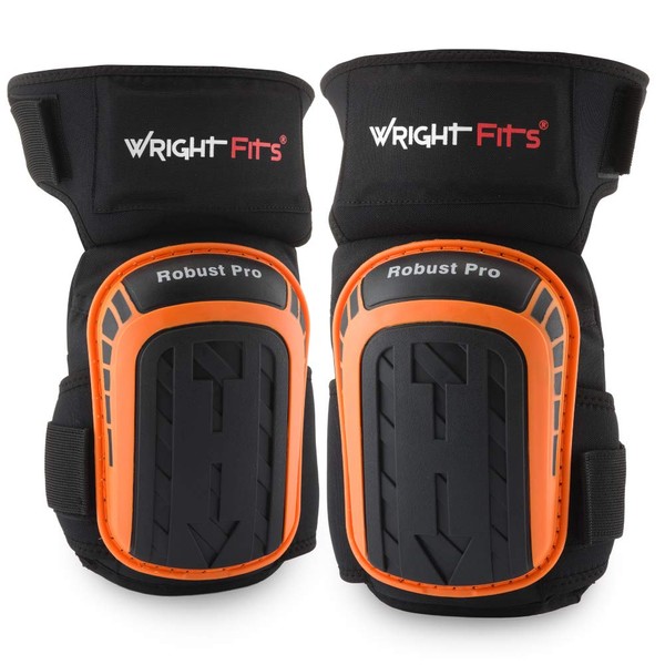 WrightFits Professional Knee Pads, Heavy Duty Support Gel Cushions with