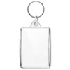 Turquoise Premium Quality Clear Acrylic Blank Keyrings Key Fobs 50