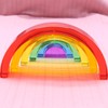 Nabeta Deco 6pcs Building Blocks Rainbow Crystal Acrylic Children Learning