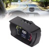 Black Vehicle HUD Display Multifunction OBD HUD Gauge 9 Alarm