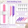 Juexica 19 Pieces Braiding Hair Rack Braid Hair Extension Tools