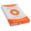 Exacompta 13658E Index Cards (205 q/sqm Cardboard, Wood-Free, DIN A5,