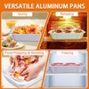Homewarm Aluminum Foil Pans 9x13 Disposable - Half Size Aluminum