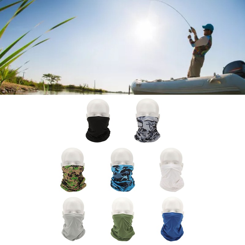 8 Pcs Outdoor Sun Protection Scarf Quick Drying Multi Function