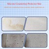 Clear Silicone Mat for Kitchen Counter, Waterproof Non Slip Countertop