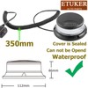 ETUKER 12 V 24 V White Rotating Light Magnetic Flash