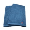 Imabari Towels, N Color, Face Towels, Navy, Set of 2,