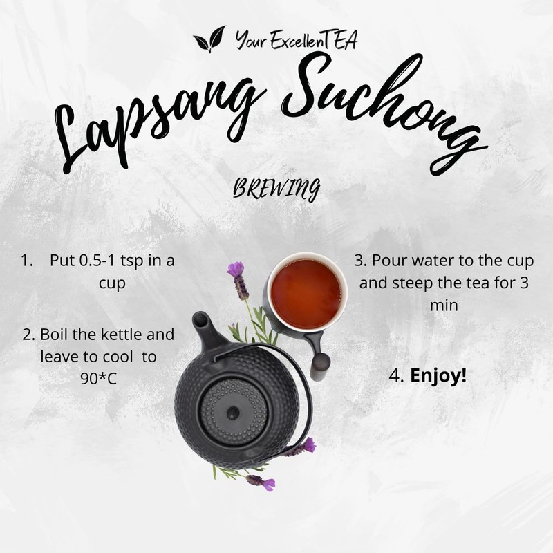 Lapsang Souchong Black Loose Leaf Tea (150g)