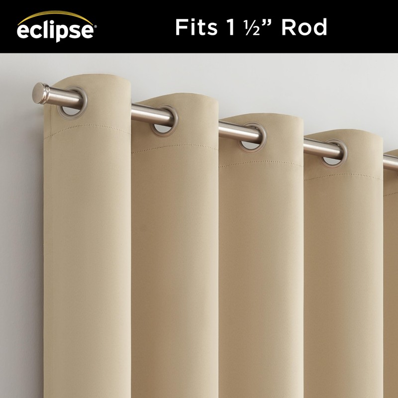 Eclipse Darrell Thermaweave Blackout Grommet Extra Wide 84" x 100"