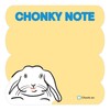 Knock Knock Chonky Note: Cube Notepad, 3.5 x 3.5-Inches, 500