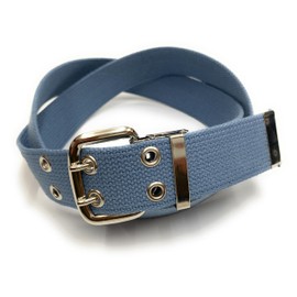 okuda-belt (Full Size Available) 1.6 inches (40 mm) Wide, Cotton, Stone, W-Pin, Double Pin Belt, Work Belt, Men's, Women's, Cloth Belt, Compatible with Catpos, Factory, Civil Engineering,