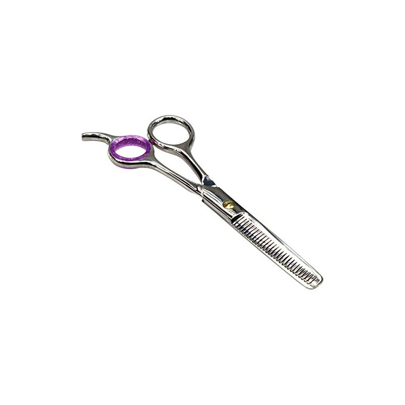 HTS 185T2 Double-Side Polished Chrome Stainless Steel Barber Thinning Shears